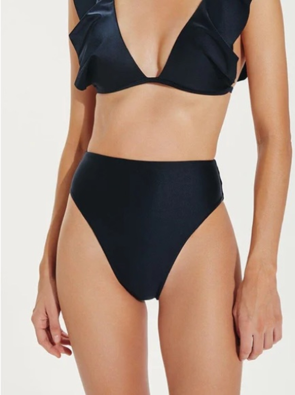 NWT Vix Solid Gigi Hot Pant Bikini Bottom Black